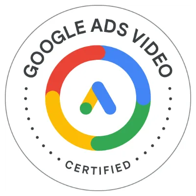 Google Ads Video certification badge