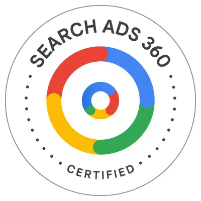 Google Search Ads 360 certification badge